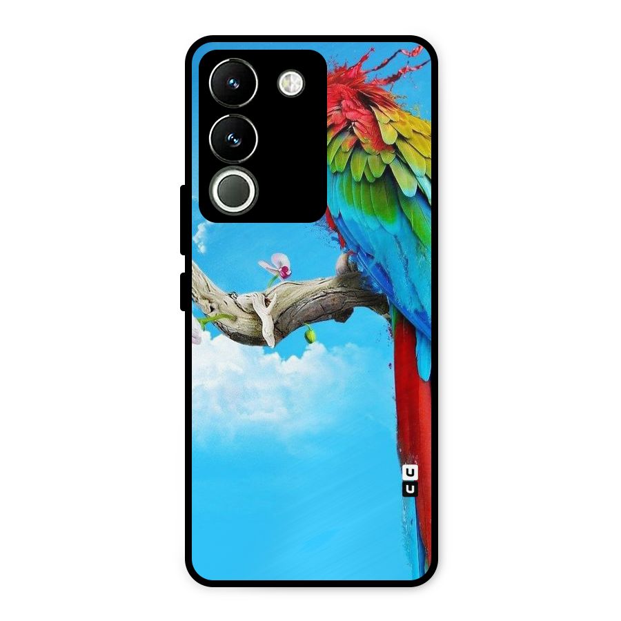 Sky Parrot Metal Back Case for Vivo Y200