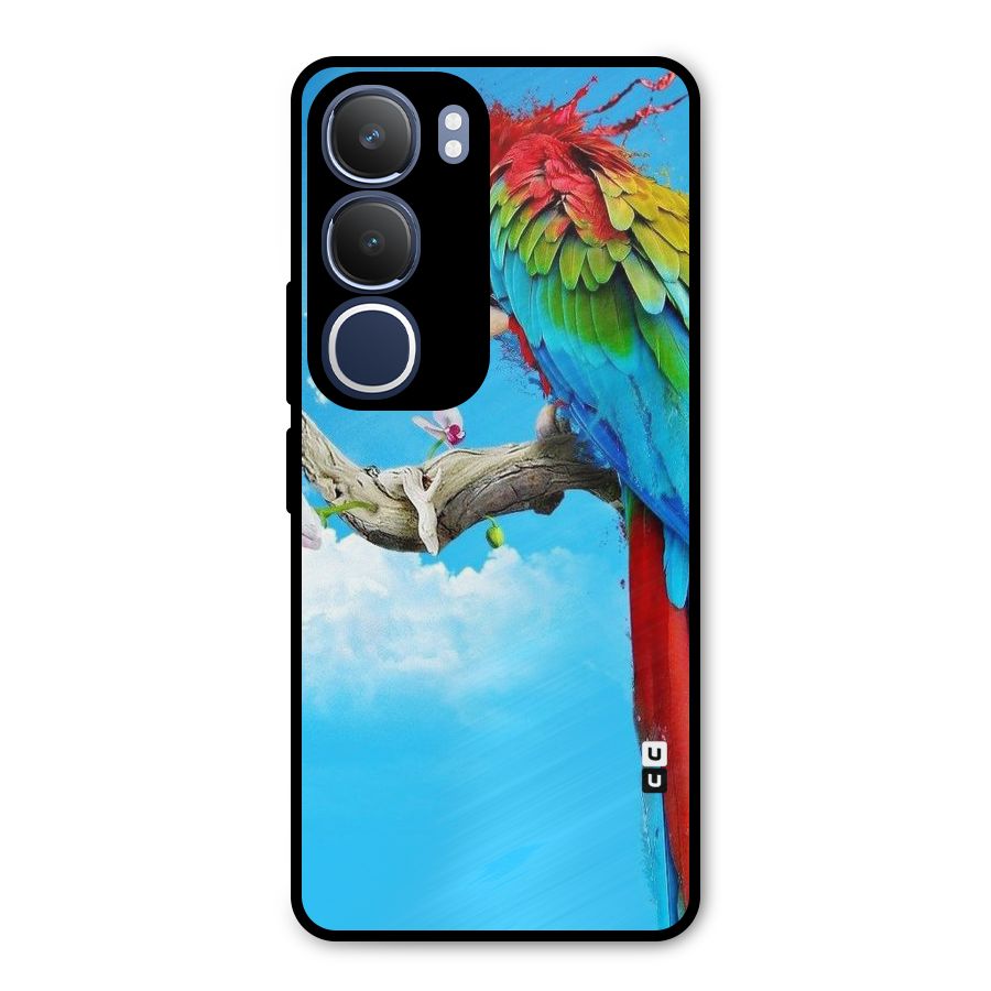 Sky Parrot Metal Back Case for Vivo Y29