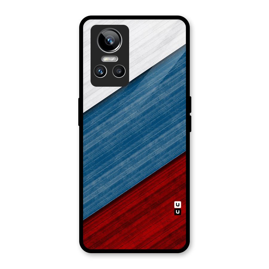 Slant Beautiful Stripe Glass Back Case for Realme GT Neo 3
