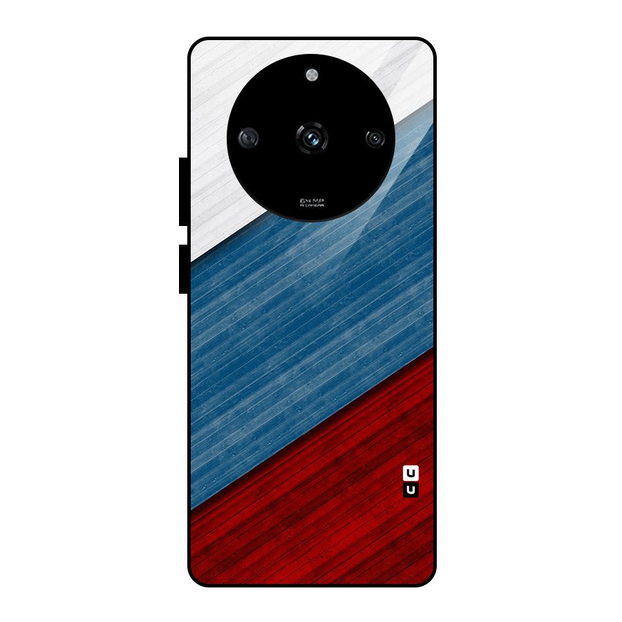 Slant Beautiful Stripe Glass Back Case for Realme Narzo 60 5G
