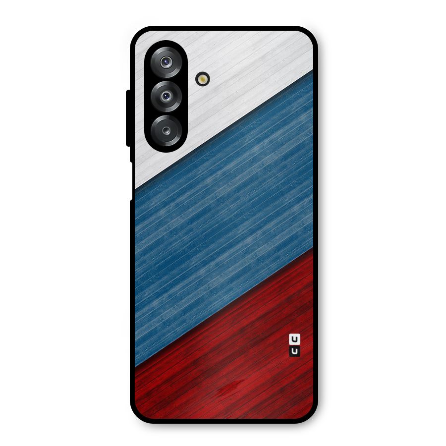 Slant Beautiful Stripe Metal Back Case for Galaxy A26