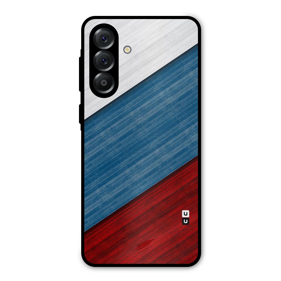 Slant Beautiful Stripe Metal Back Case for Galaxy A56