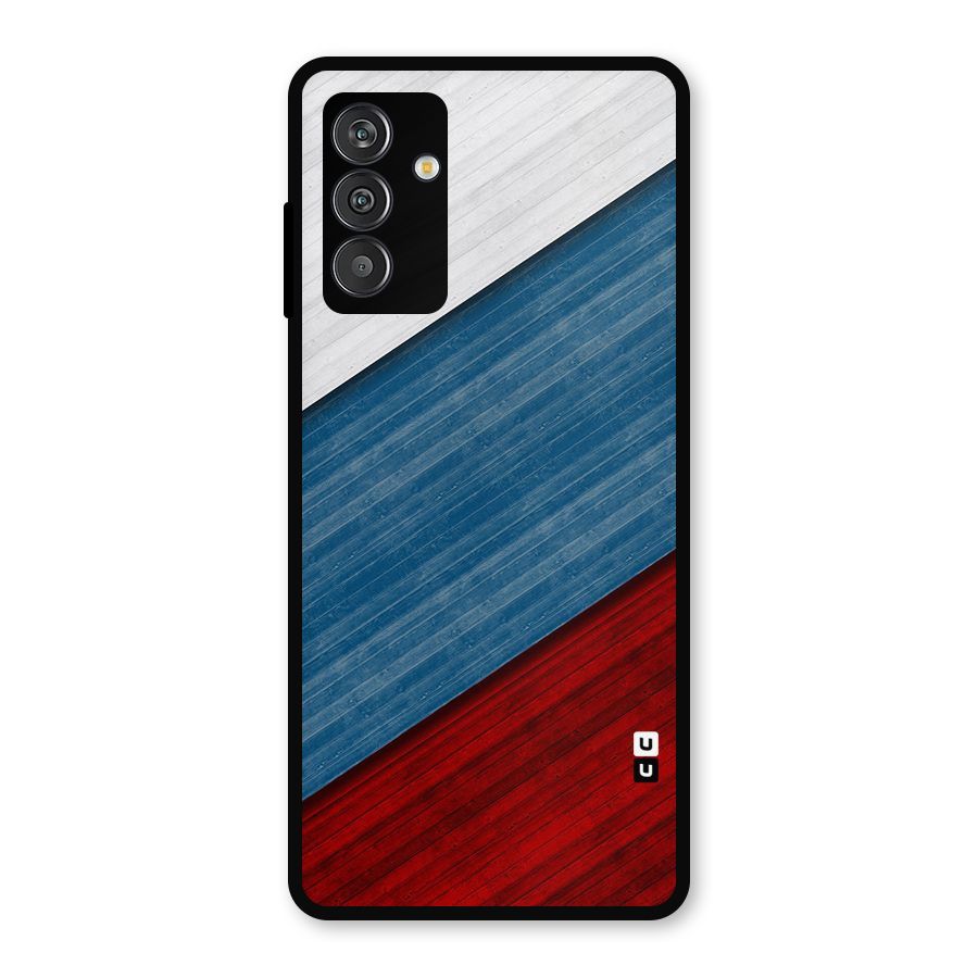 Slant Beautiful Stripe Metal Back Case for Galaxy F13