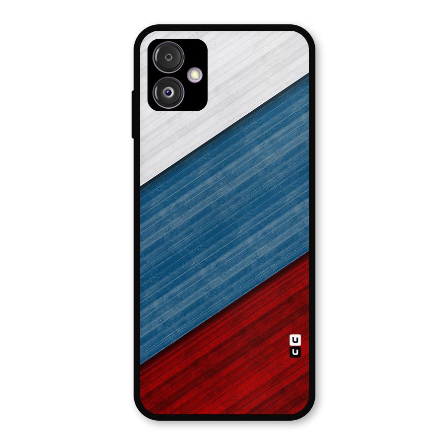 Slant Beautiful Stripe Metal Back Case for Galaxy F14
