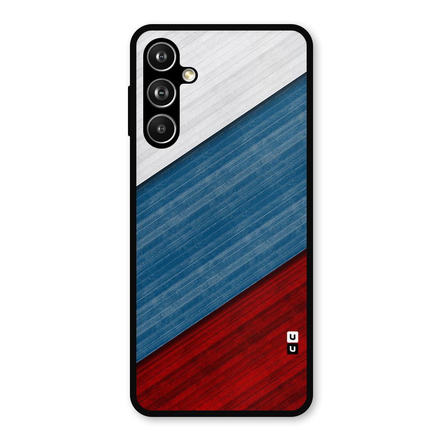 Slant Beautiful Stripe Metal Back Case for Galaxy F54
