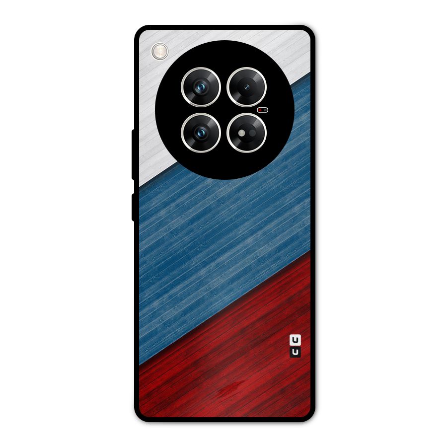 Slant Beautiful Stripe Metal Back Case for Infinix Zero 40 5G