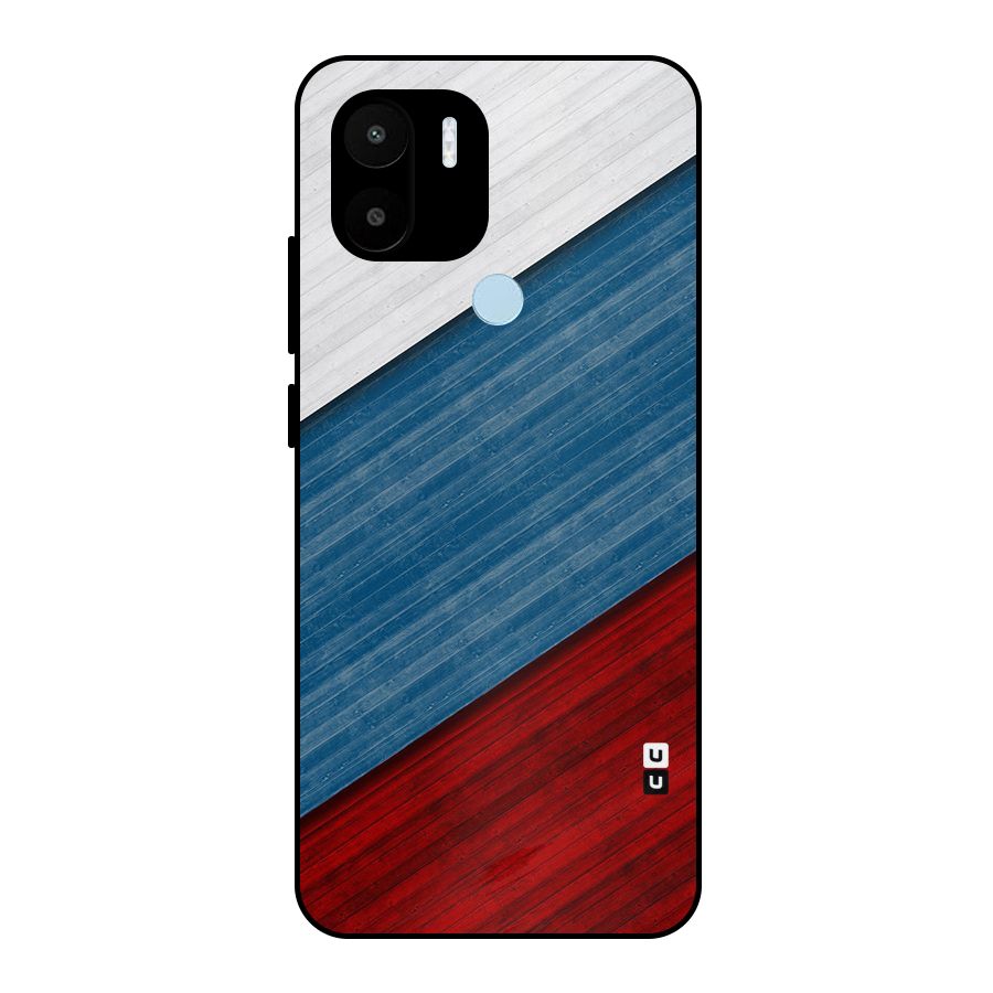 Slant Beautiful Stripe Metal Back Case for Redmi A1+