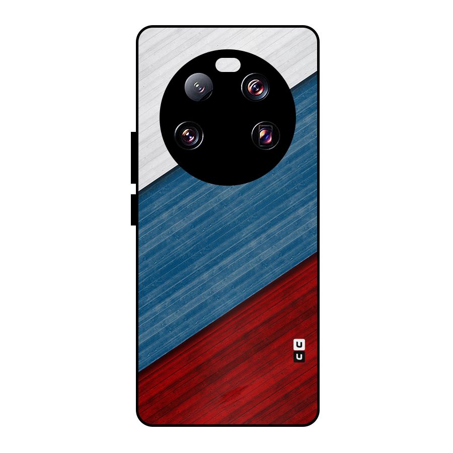 Slant Beautiful Stripe Metal Back Case for Xiaomi 13 Ultra