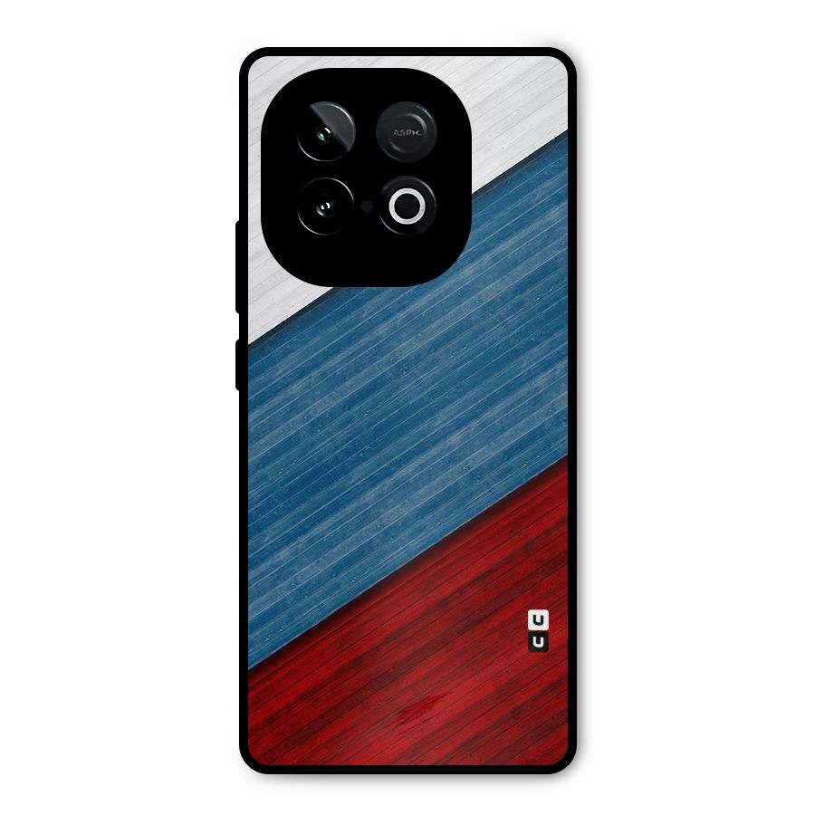 Slant Beautiful Stripe Metal Back Case for iQOO Neo 10