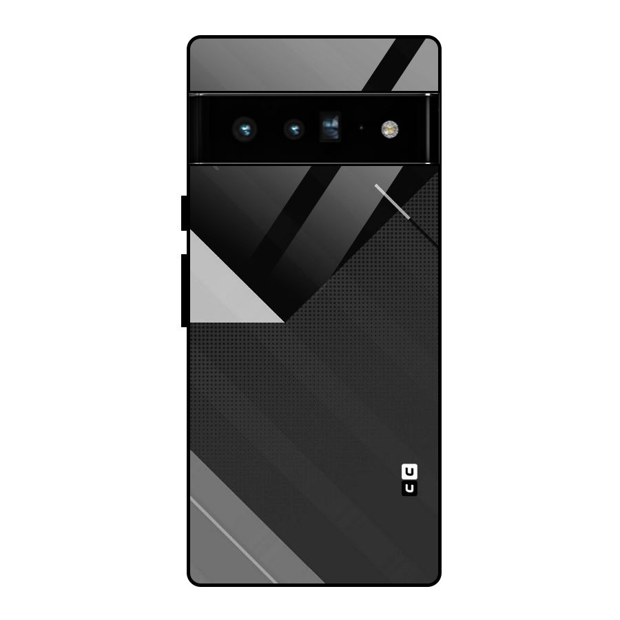 Slant Grey Glass Back Case for Google Pixel 6 Pro