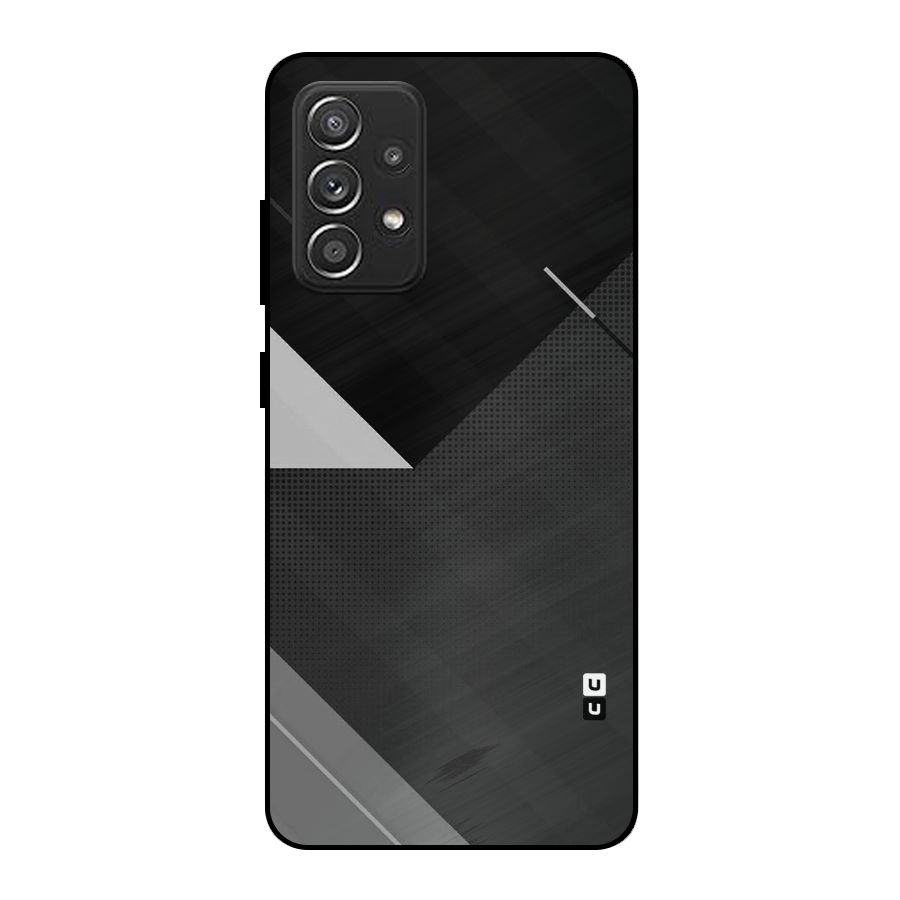 Slant Grey Metal Back Case for Galaxy A52s 5G