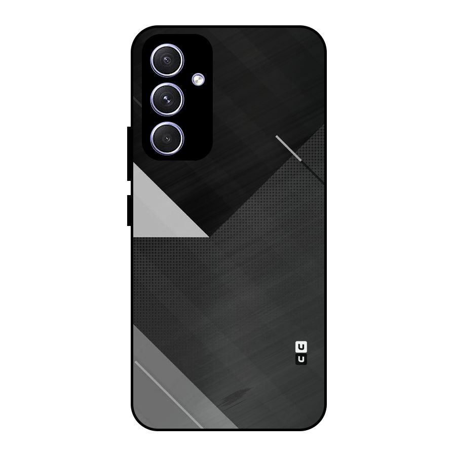 Slant Grey Metal Back Case for Galaxy A54