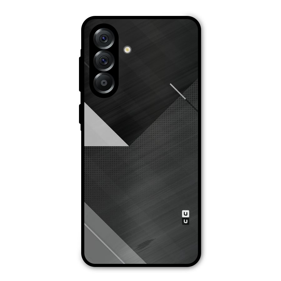 Slant Grey Metal Back Case for Galaxy A56
