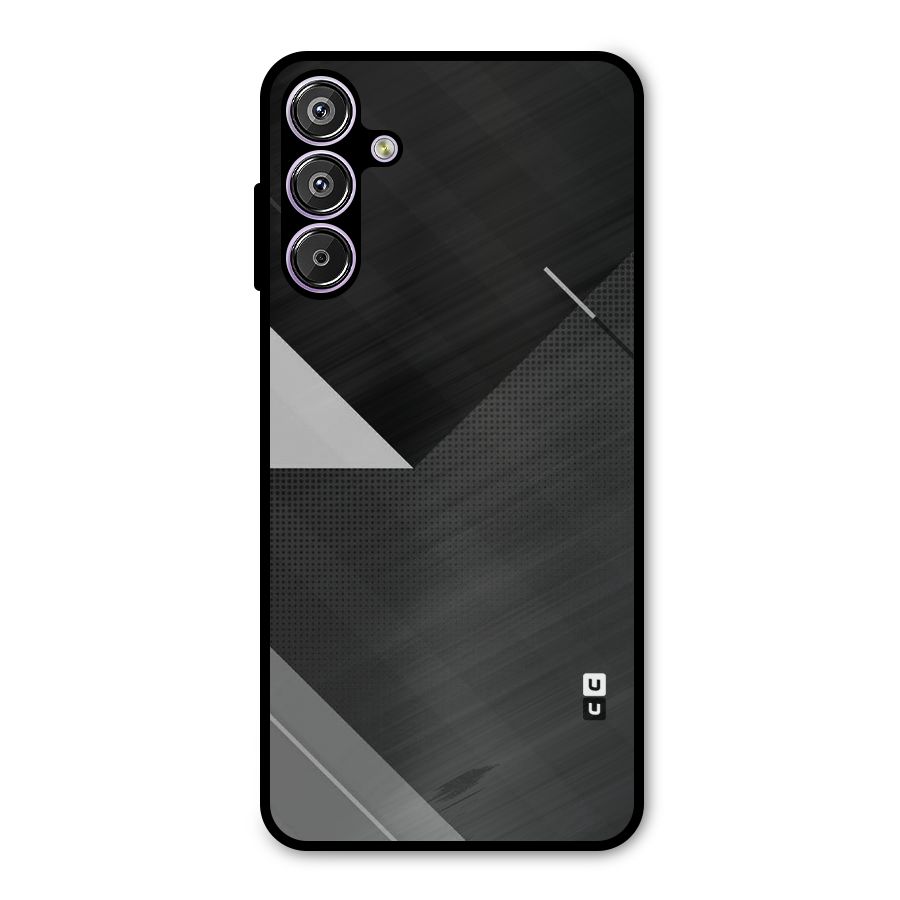 Slant Grey Metal Back Case for Galaxy F15