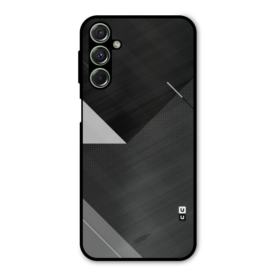 Slant Grey Metal Back Case for Galaxy F34