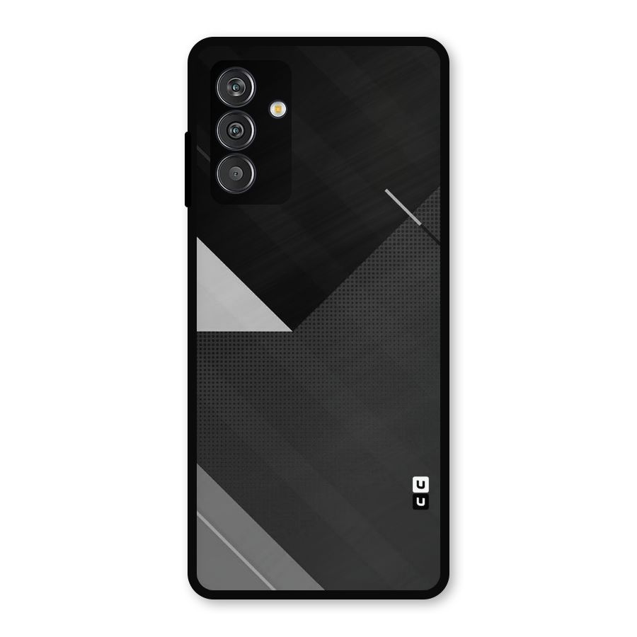 Slant Grey Metal Back Case for Galaxy M13