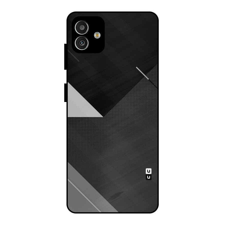 Slant Grey Metal Back Case for Galaxy M13 5G
