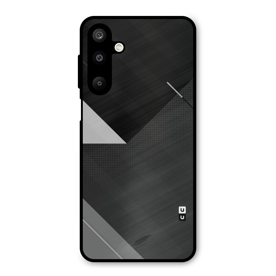Slant Grey Metal Back Case for Galaxy M16