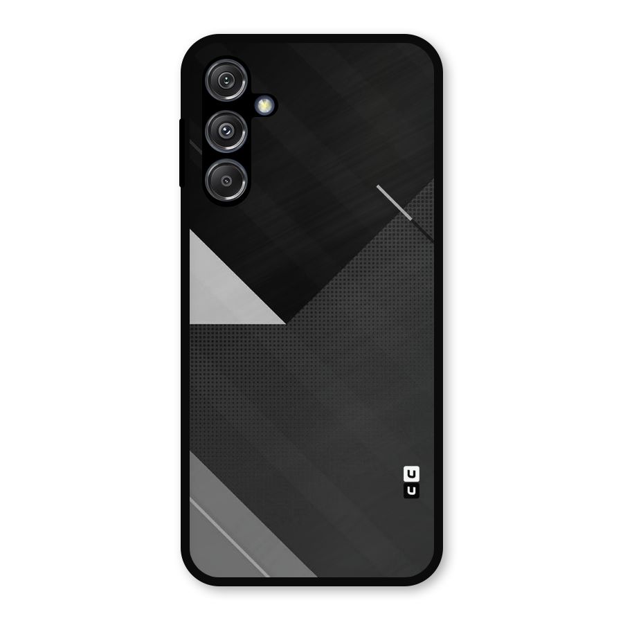 Slant Grey Metal Back Case for Galaxy M34 5G