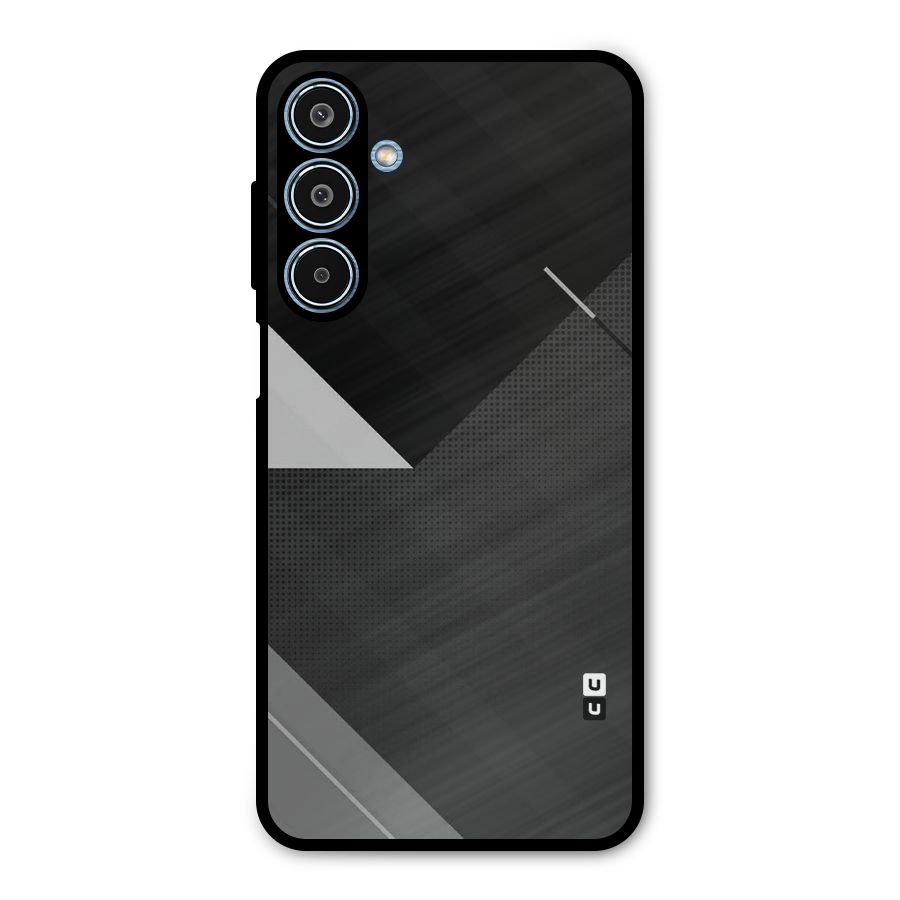 Slant Grey Metal Back Case for Galaxy M35