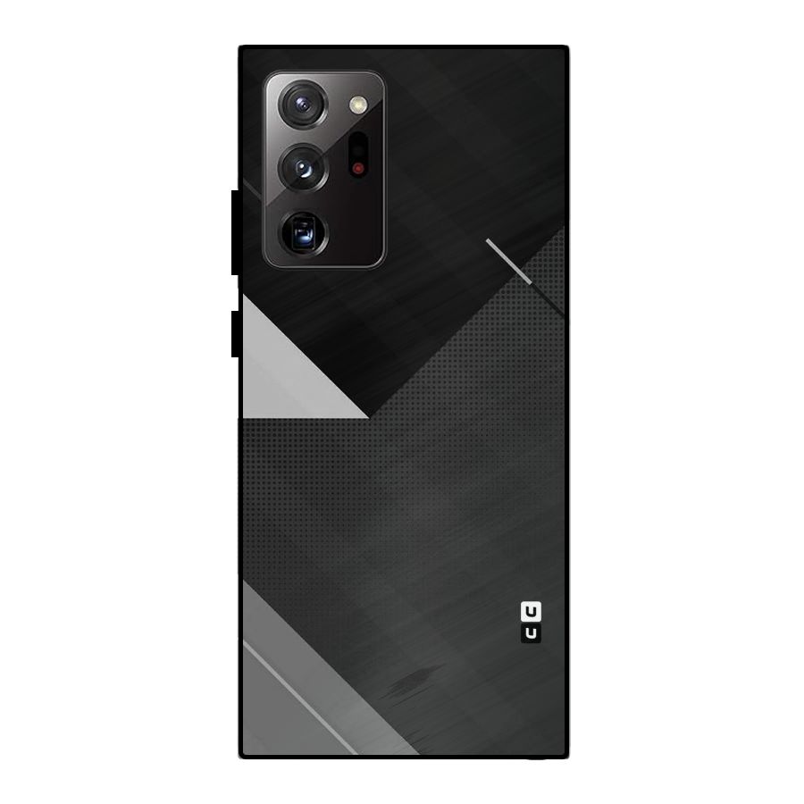 Slant Grey Metal Back Case for Galaxy Note 20 Ultra