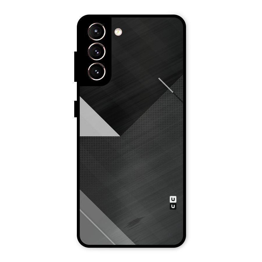 Slant Grey Metal Back Case for Galaxy S21 5G