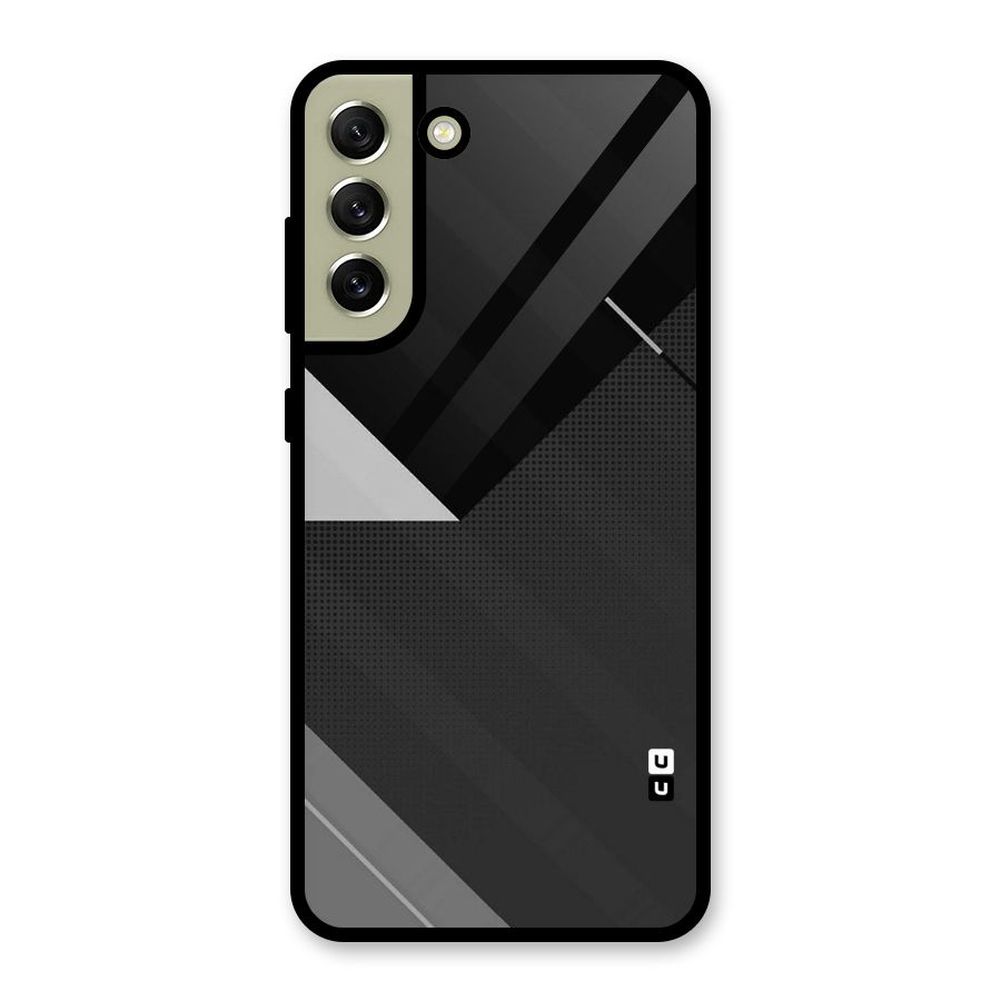 Slant Grey Metal Back Case for Galaxy S21 FE 5G (2023)