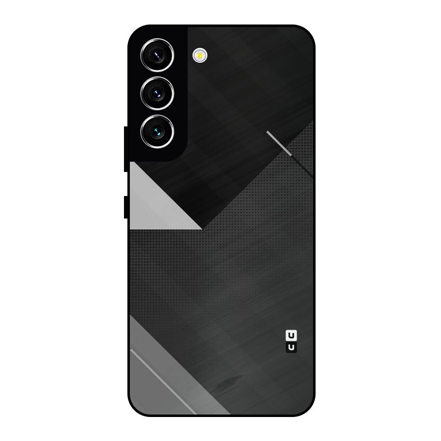 Slant Grey Metal Back Case for Galaxy S22 5G