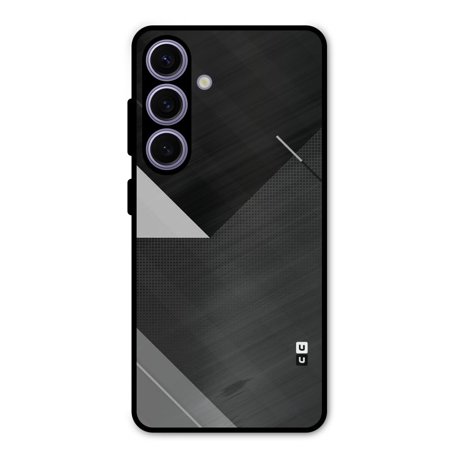 Slant Grey Metal Back Case for Galaxy S24