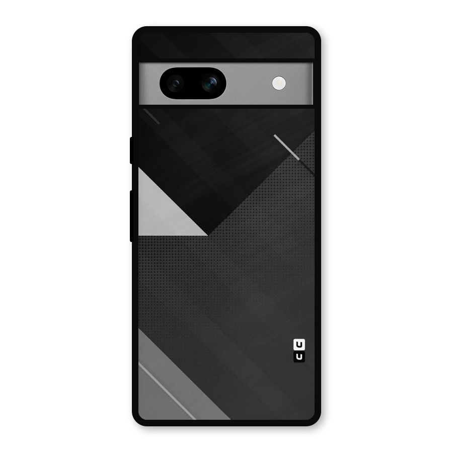 Slant Grey Metal Back Case for Google Pixel 7a