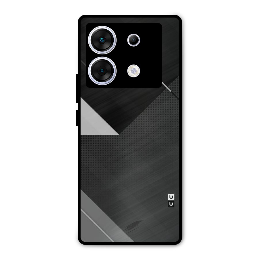 Slant Grey Metal Back Case for Infinix Zero 30 5G