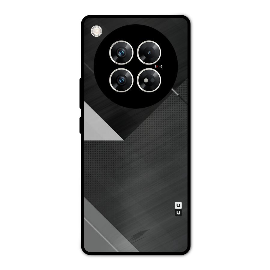 Slant Grey Metal Back Case for Infinix Zero 40 5G