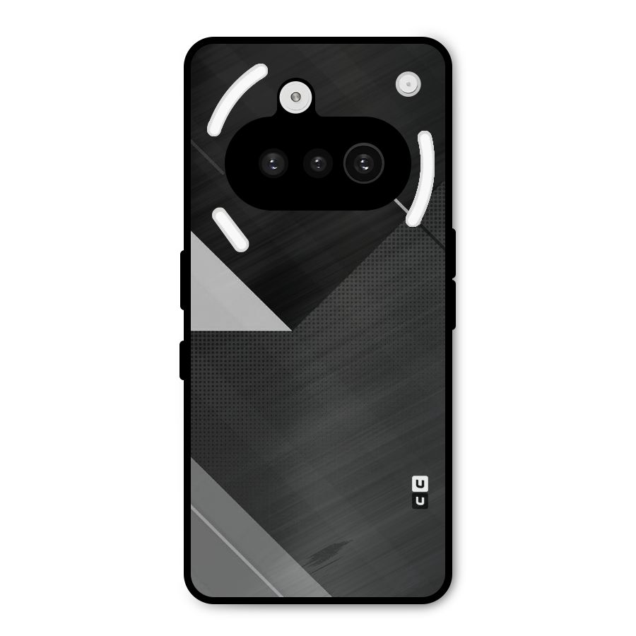Slant Grey Metal Back Case for Nothing Phone 3a