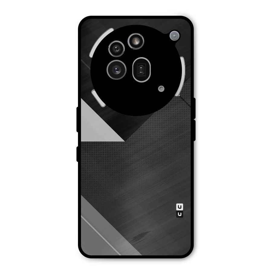 Slant Grey Metal Back Case for Nothing Phone 3a Pro