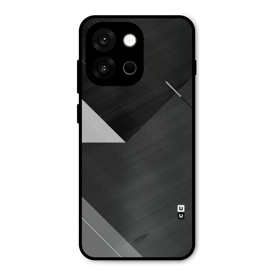 Slant Grey Metal Back Case for OnePlus 13s