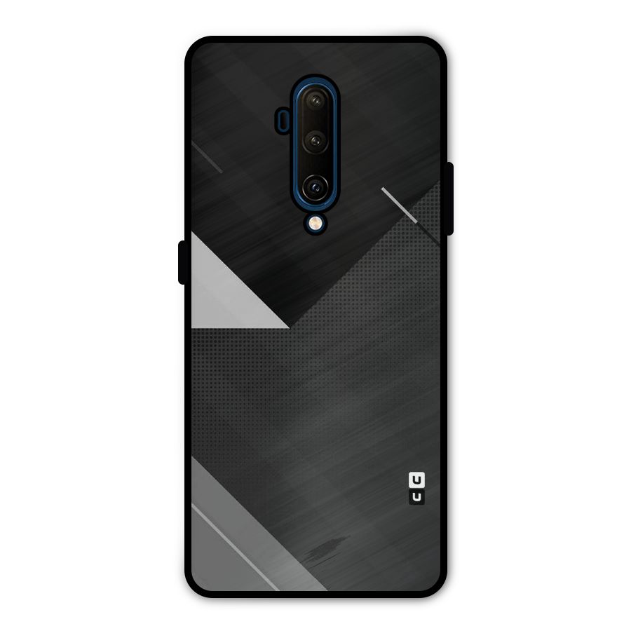 Slant Grey Metal Back Case for OnePlus 7T Pro