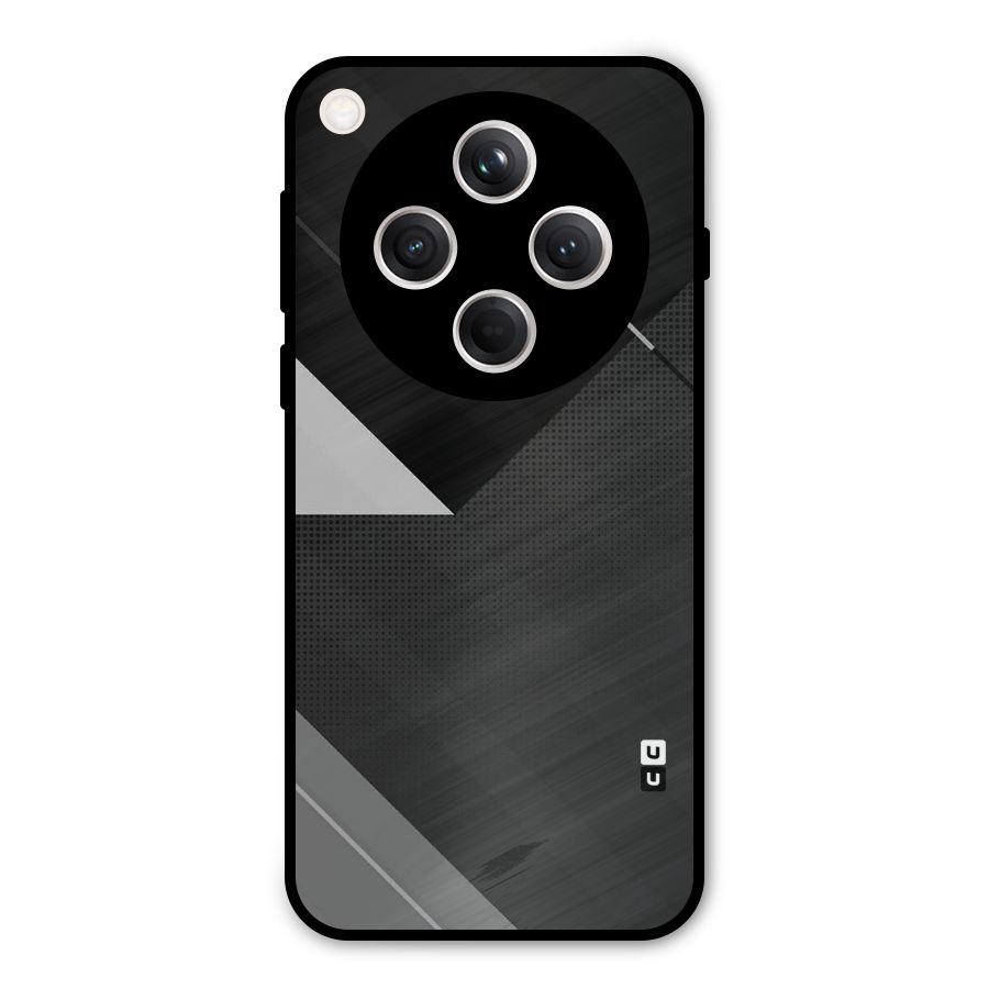 Slant Grey Metal Back Case for Oppo Find X8