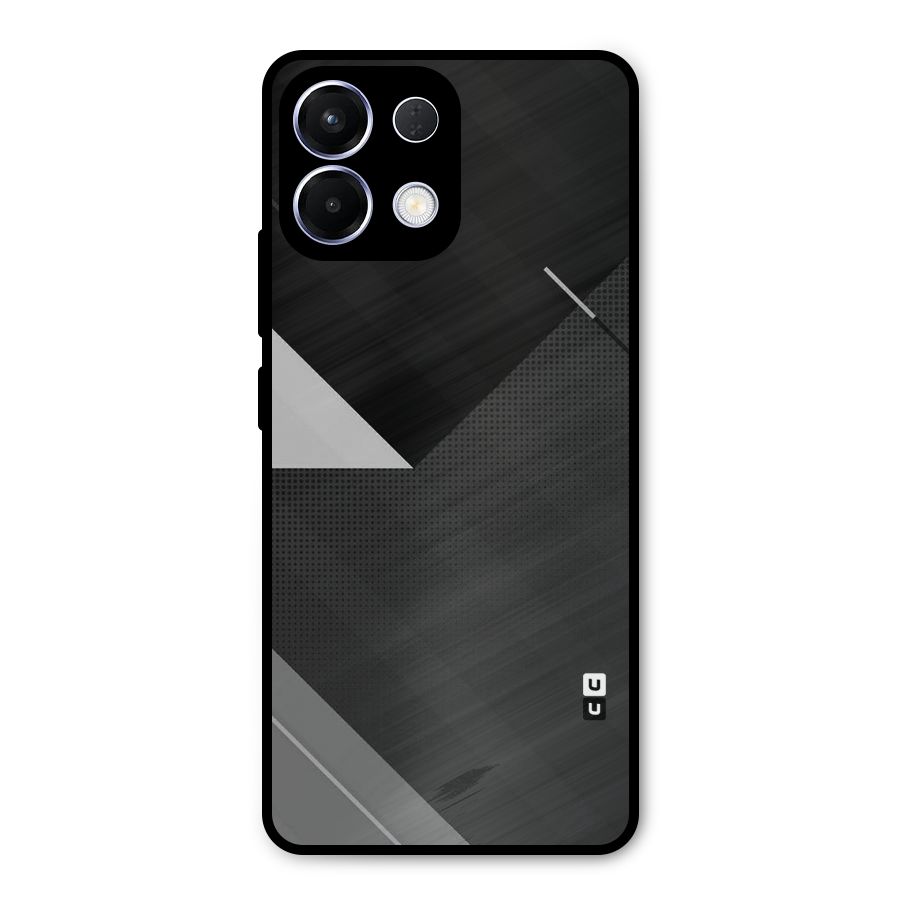 Slant Grey Metal Back Case for Oppo K13