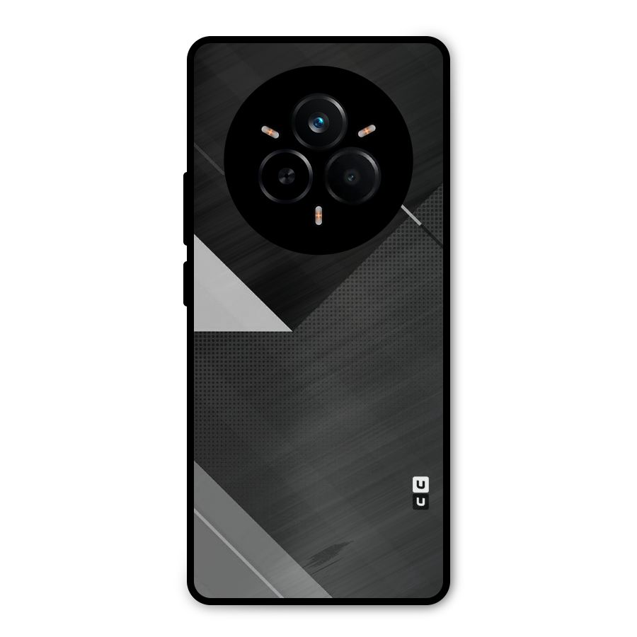 Slant Grey Metal Back Case for Realme 14 Pro