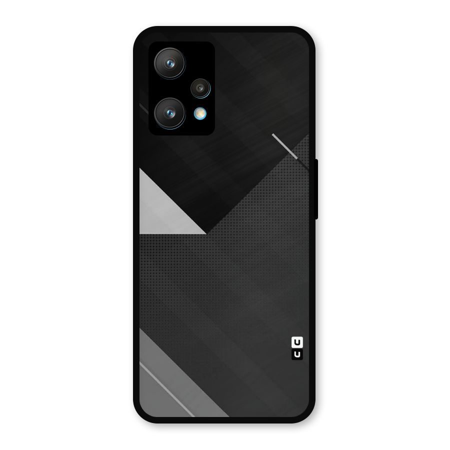 Slant Grey Metal Back Case for Realme 9 Pro Plus 5G