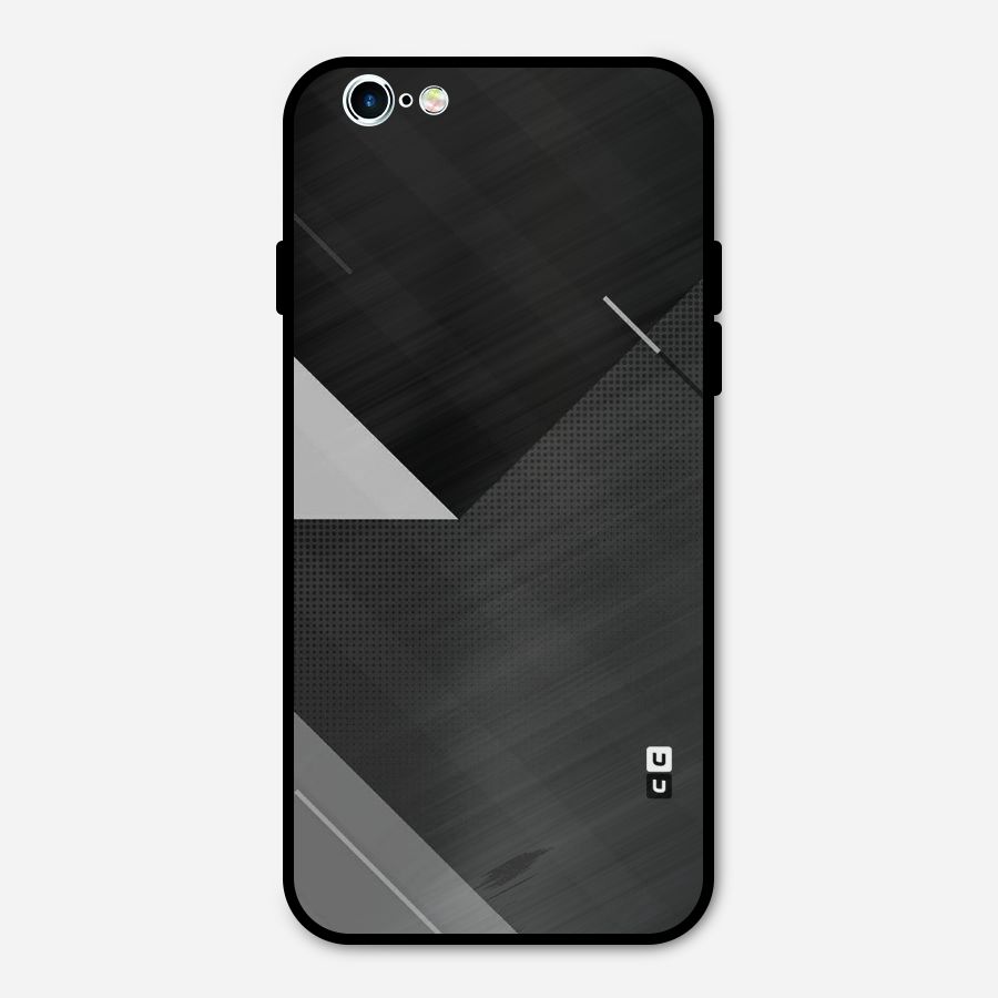 Slant Grey Metal Back Case for iPhone 6 6s