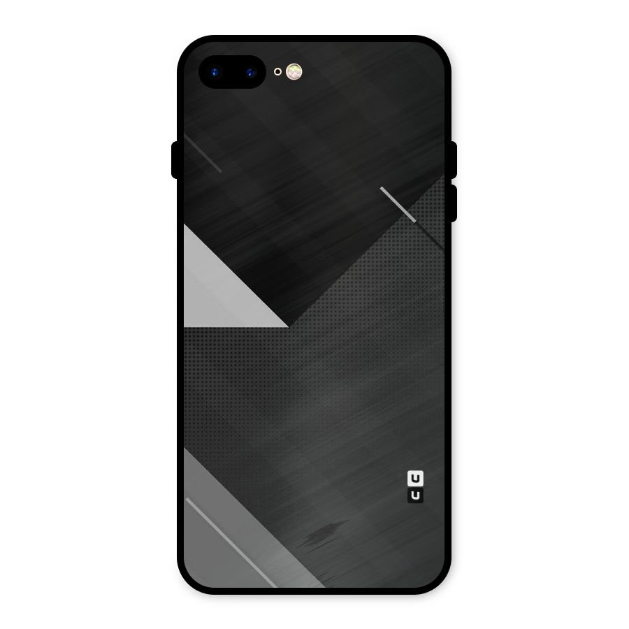 Slant Grey Metal Back Case for iPhone 7 Plus