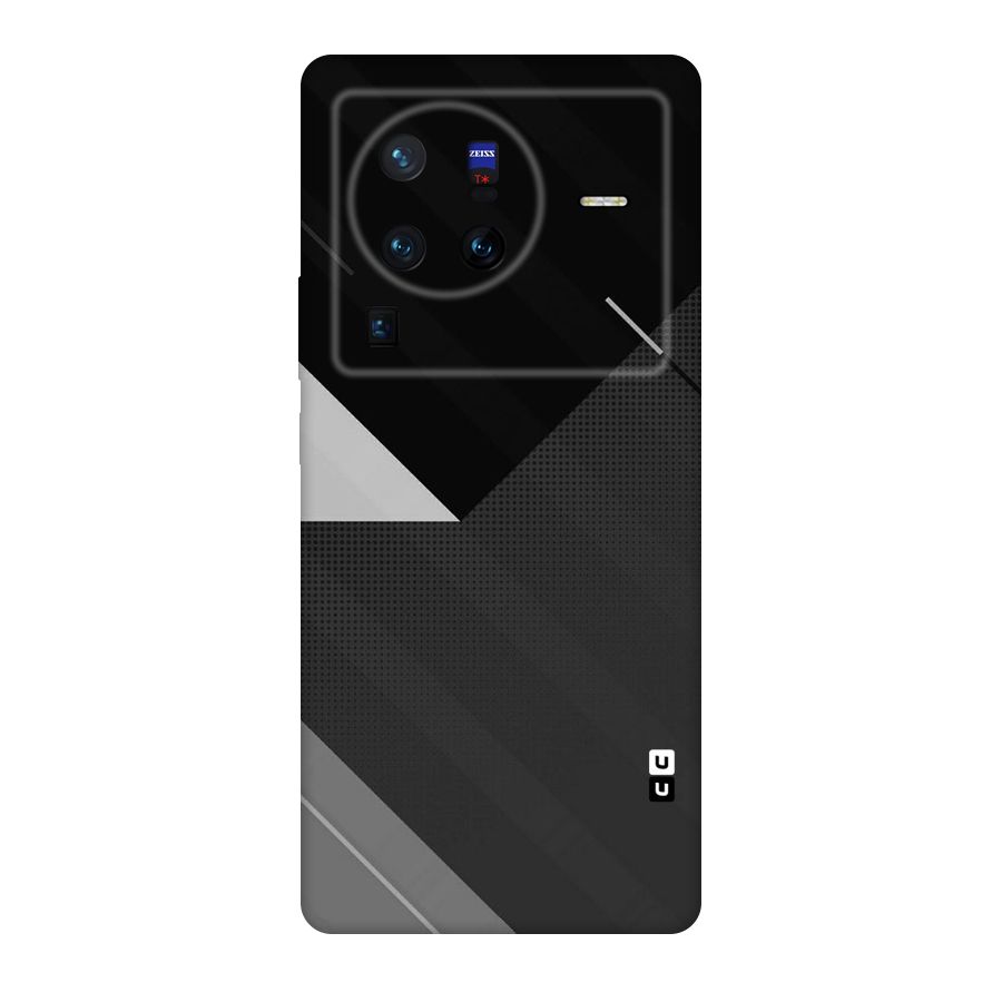 Slant Grey Original Polycarbonate Back Case for Vivo X80