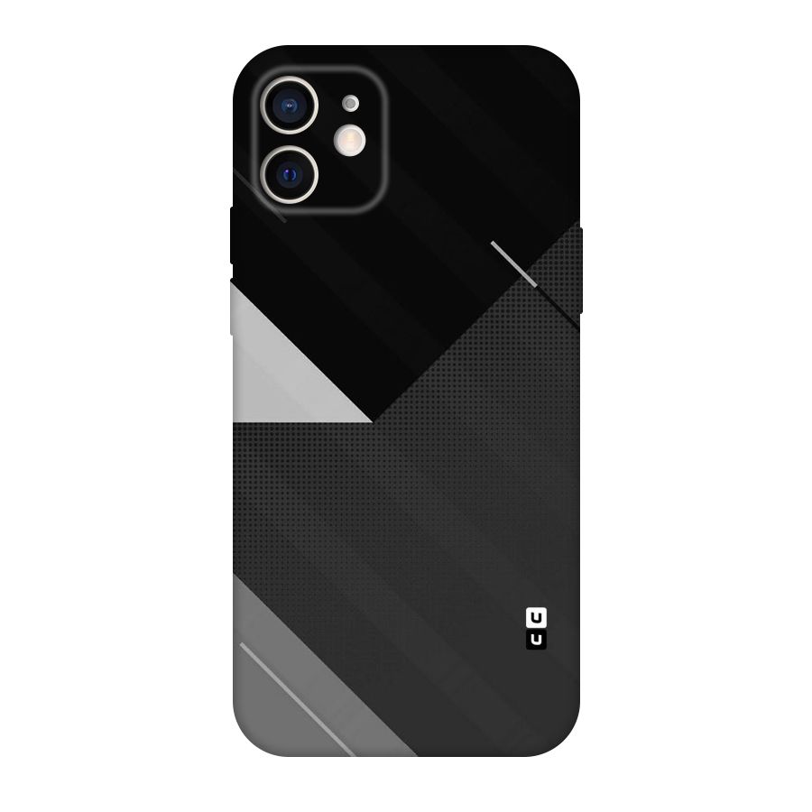 Slant Grey Original Polycarbonate Back Case for iPhone 12
