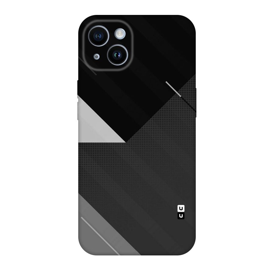 Slant Grey Original Polycarbonate Back Case for iPhone 14
