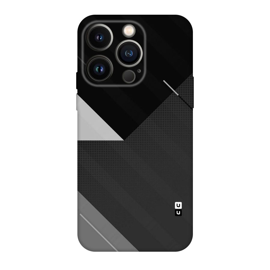 Slant Grey Original Polycarbonate Back Case for iPhone 14 Pro