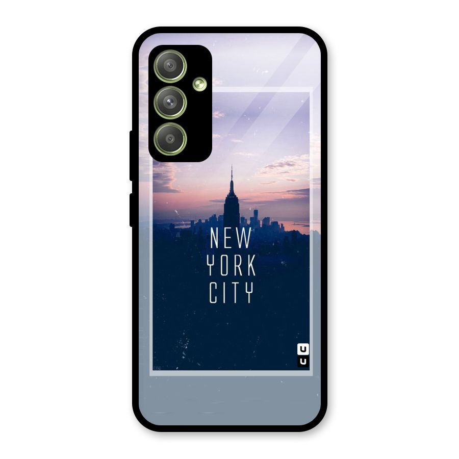 Sleepless City Glass Back Case for Galaxy A54