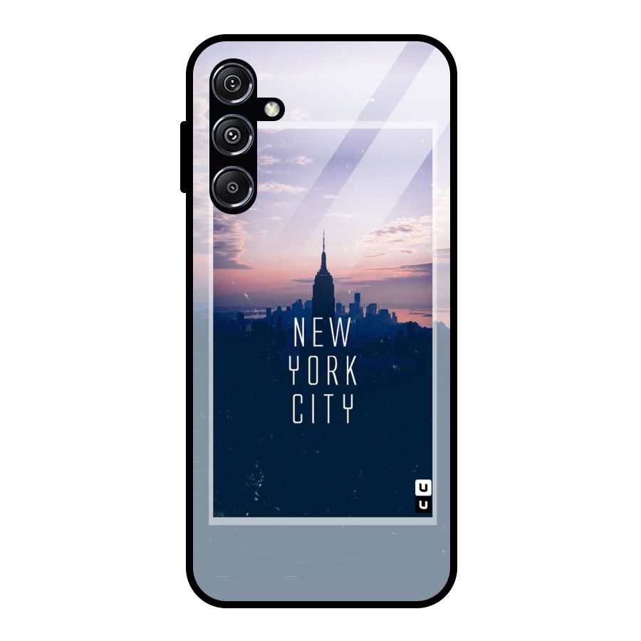 Sleepless City Glass Back Case for Galaxy M34 5G