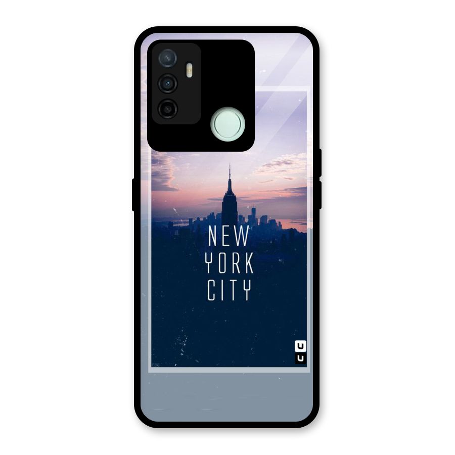 Sleepless City Glass Back Case for Oppo A53