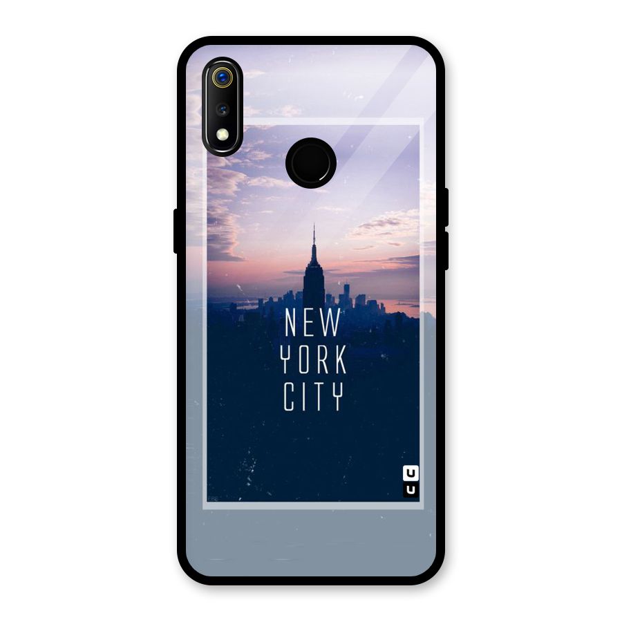 Sleepless City Glass Back Case for Realme 3i